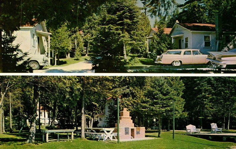 Berlins Resort (Dr. Bohns Cottages, Dr Bohns Resort) - Vintage Postcard